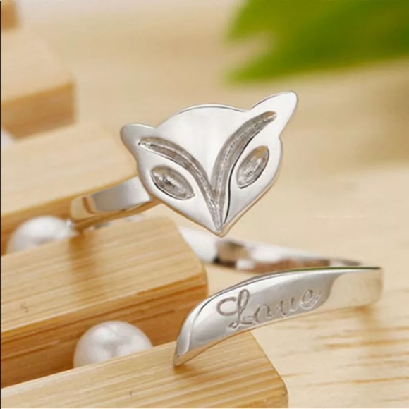 Jewelry - Stamped 925 Fox Love Wrap Ring